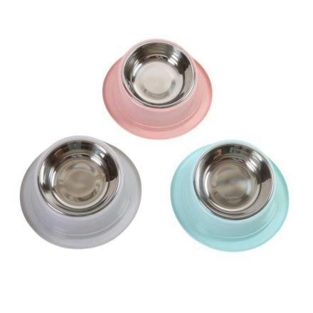 Plato de Acero Pequeño para Perros