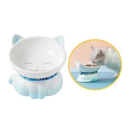 Plato de Ceramica en Forma de Gato