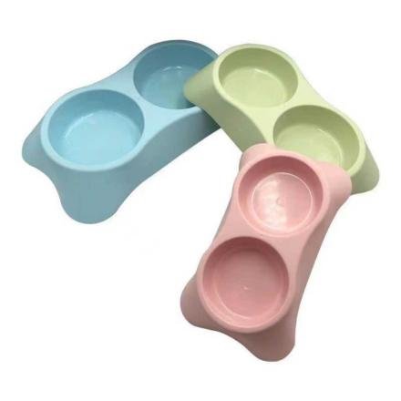 Plato Doble Antivuelco para Perros