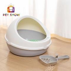 Caja de Arena Semicerrada para Gatos