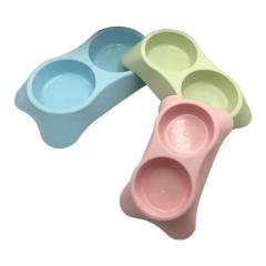 Plato Doble Antivuelco para Perros