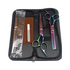 Set de Tijeras de Acero Colorido para Perros